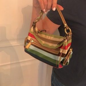 Cute cute Coach striped bag